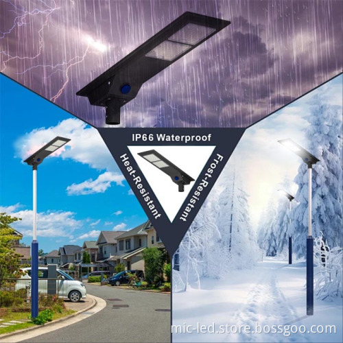 High Lumen Solar Street Lights - Factory Hot Sale 180lm/W Outdoor Lighting